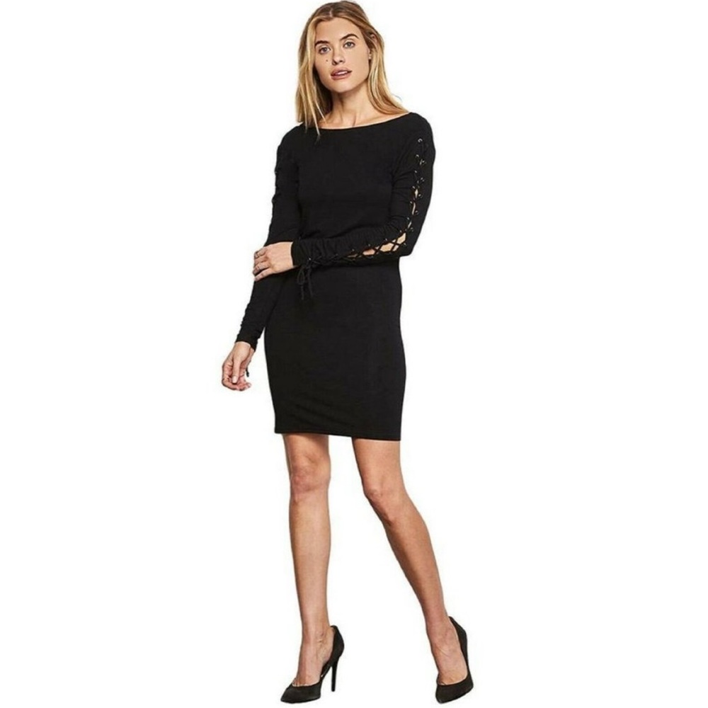 Lela Lace-Up Sleeve Dress by Cupcakes & Cashmere